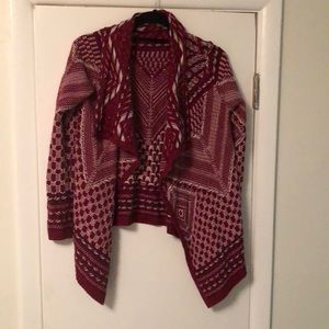 Burgundy cardigan